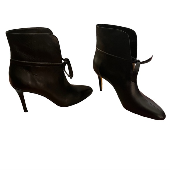 RARE MNZ Maryam Nassir Zadeh Kierra Boots size 41 (US 11) black calfskin - Picture 6 of 16